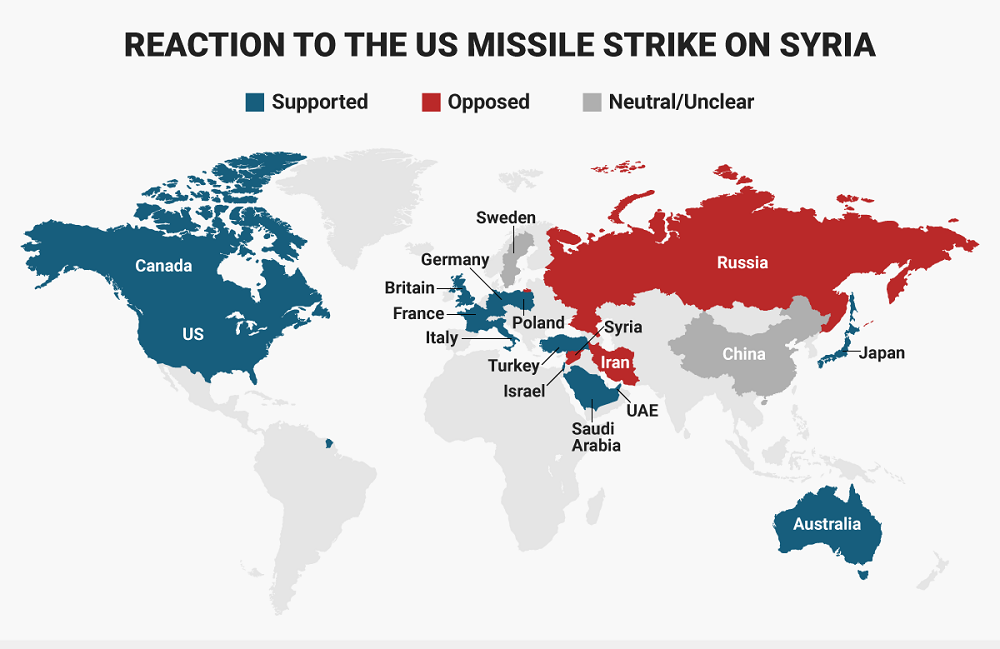 Mapa_Ako_sa_svet_reagoval_na_raketovy_utok_USA_v_Syrii_2017