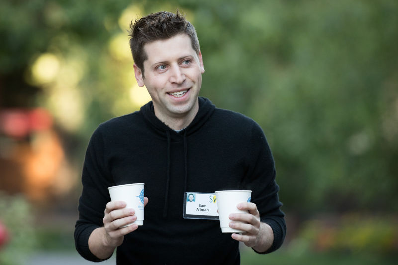SUN VALLEY, ID - JULY 8: Sam Altman, president of Y Combinator and co-chairman of OpenAI, attends the annual Allen & Company Sun Valley Conference, July 8, 2016 in Sun Valley, Idaho. Every July, some of the world's most wealthy and powerful businesspeople from the media, finance, technology and political spheres converge at the Sun Valley Resort for the exclusive weeklong conference. (Photo by Drew Angerer/Getty Images)
