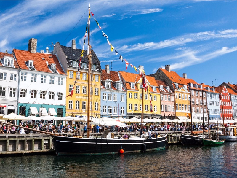 Kodaň, Dánsko.