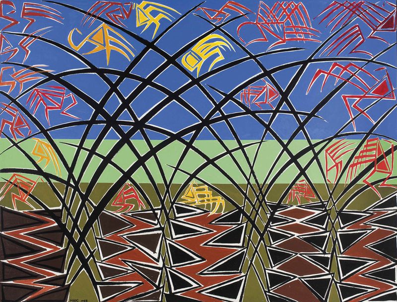 Dielo Husseina Madi - Baghdad Landscape, 1998.