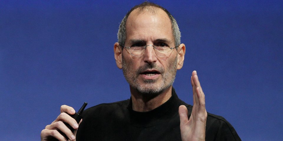 Steve Jobs odfotený v roku 2010.