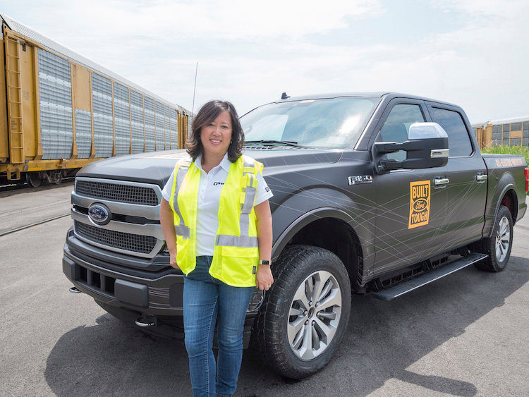 Hlavná inžinierka F-150, Linda Zhang.