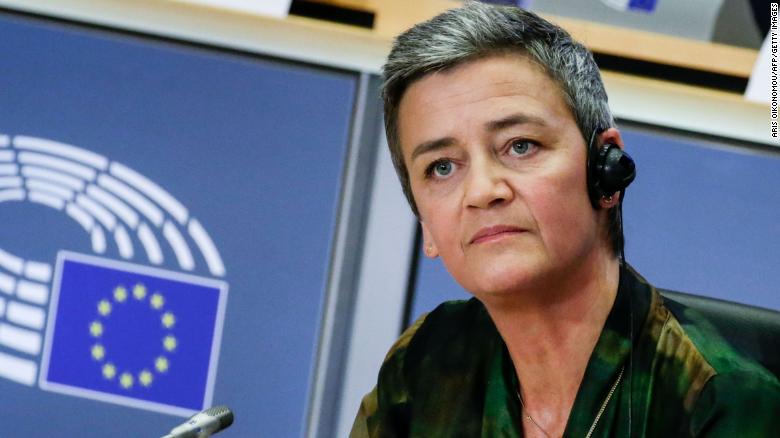 Eurokomisárka pre hospodársku súťaž Margrethe Vestagerová.