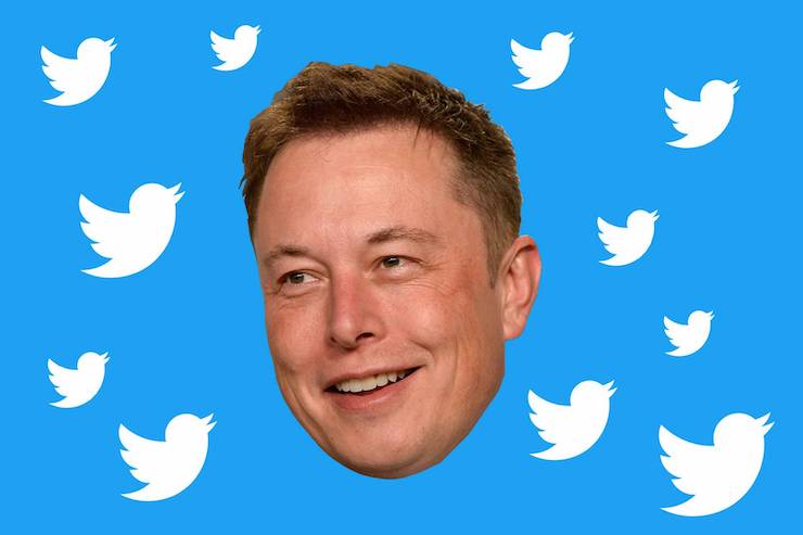 Vplyv statusov na sieti Twitter Elona Muska.